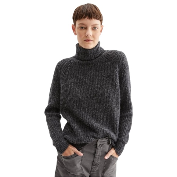 Nili Lotan Sweaters - Nili Lotan OVERSIZE Douglass Women’s Sweater Charcoal Gray PTP 22’ XS NWOT